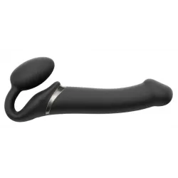 strap on me Gode Vibrant Strap-On 3 Moteurs L 16 x 3.7 cm Noir